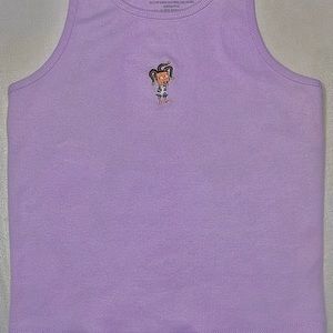 Women’s Medium Rugrats Susie Ribbed Graphic Tank Top